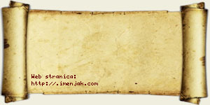 Jovana Radoš vizit kartica